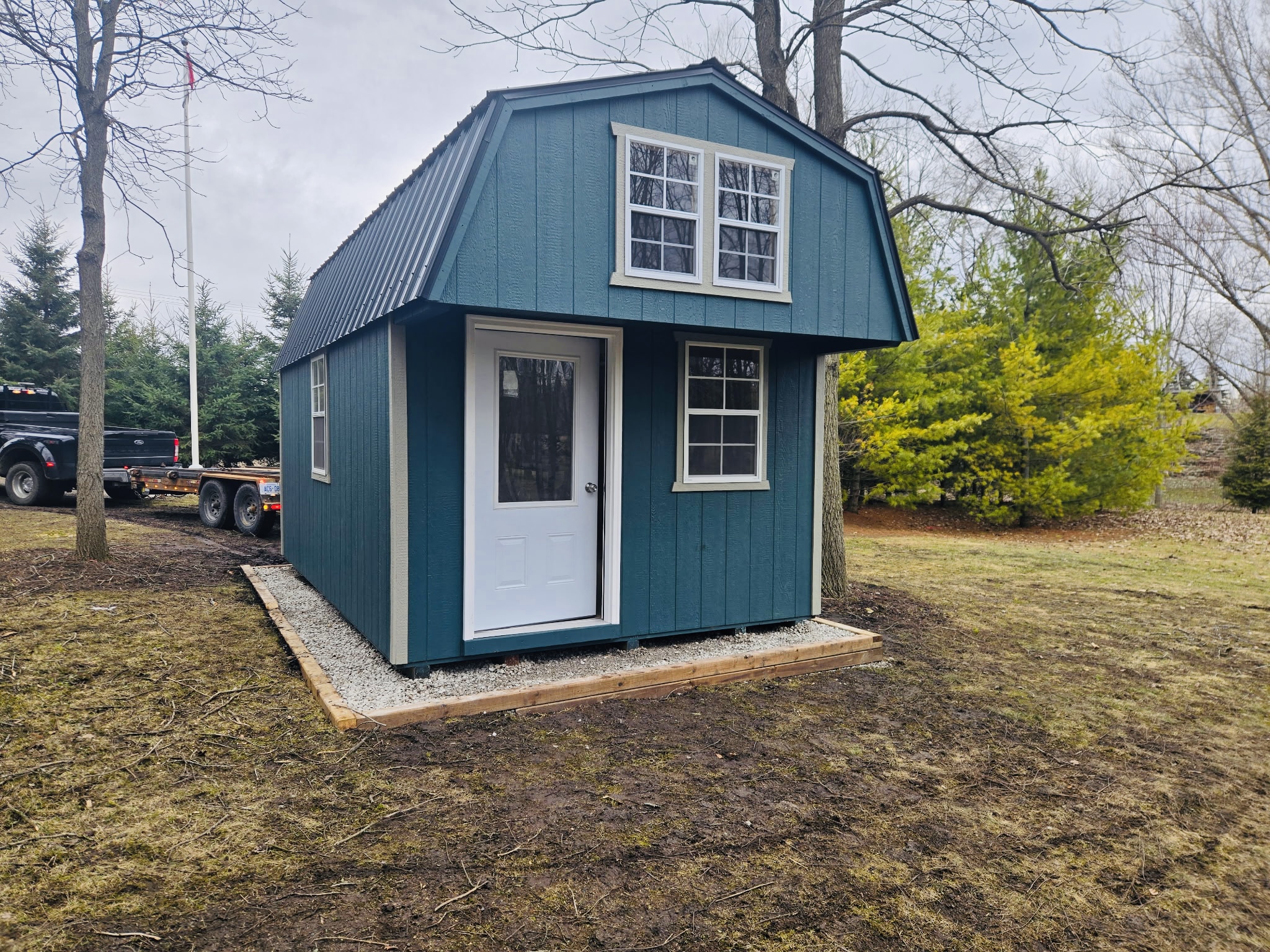 Lofted SHED Bunkie